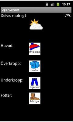 Weather decides clothes